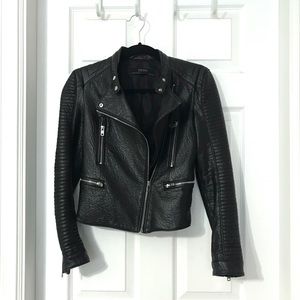 Zara leather jacket